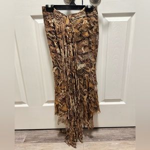 Vintage leopard print skirt - size small